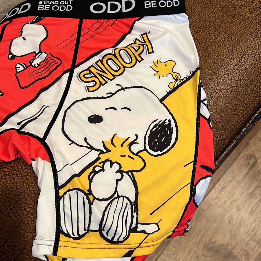Odd Boxer Briefs Charlie Brown’s Snoopy Premium Men’s Lightweight Underwear!